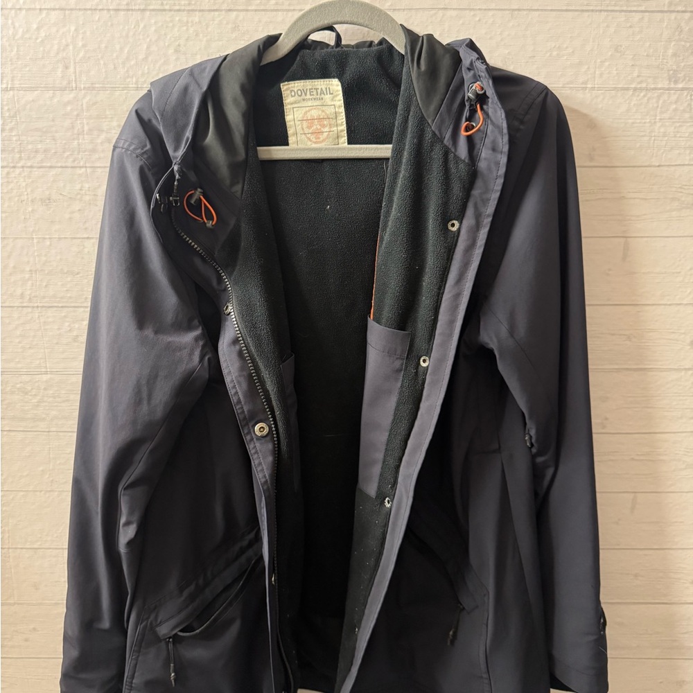 Dovetail Workwear Utility Black Jacket